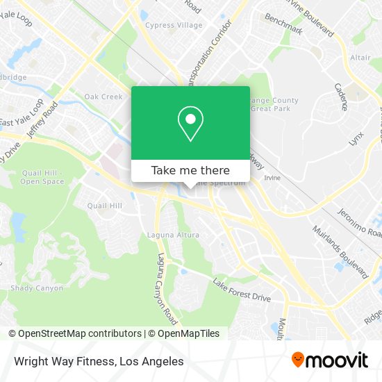 Wright Way Fitness map
