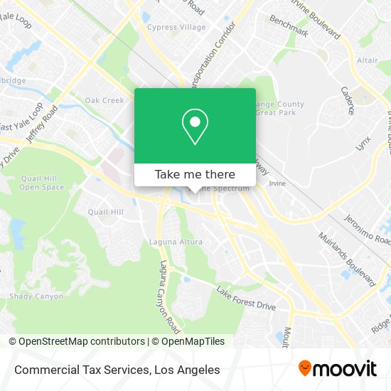 Commercial Tax Services map