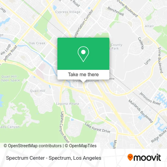 Mapa de Spectrum Center - Spectrum