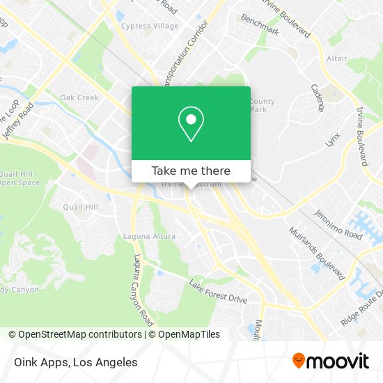 Mapa de Oink Apps
