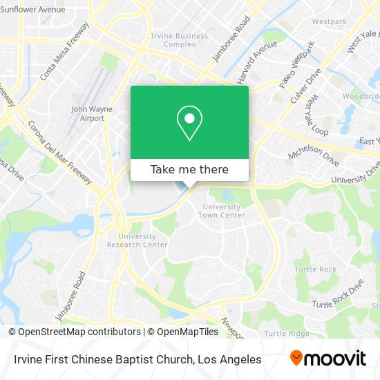 Irvine First Chinese Baptist Church map