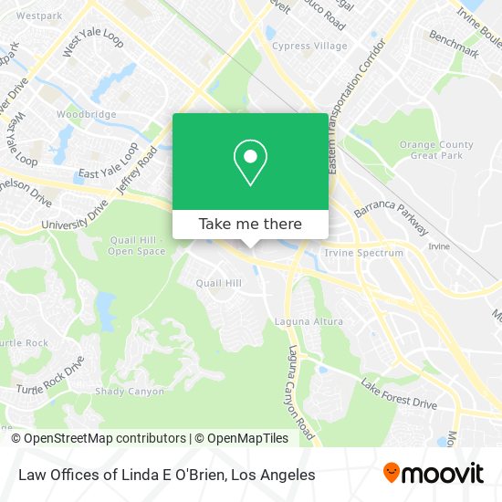 Law Offices of Linda E O'Brien map