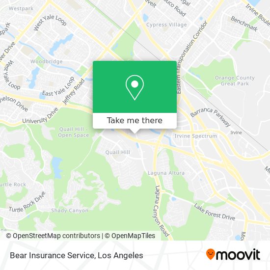 Bear Insurance Service map