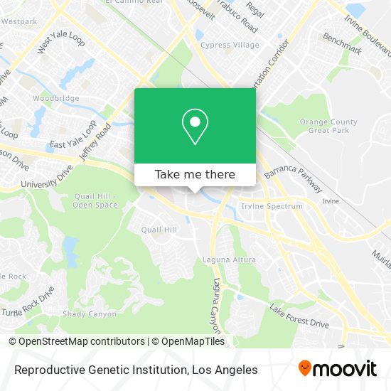 Mapa de Reproductive Genetic Institution