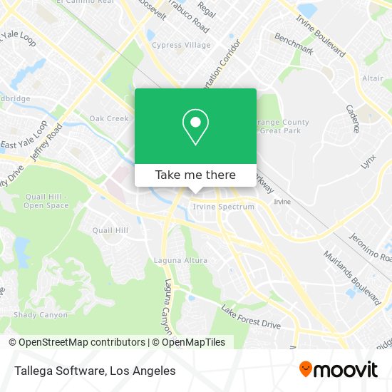 Tallega Software map