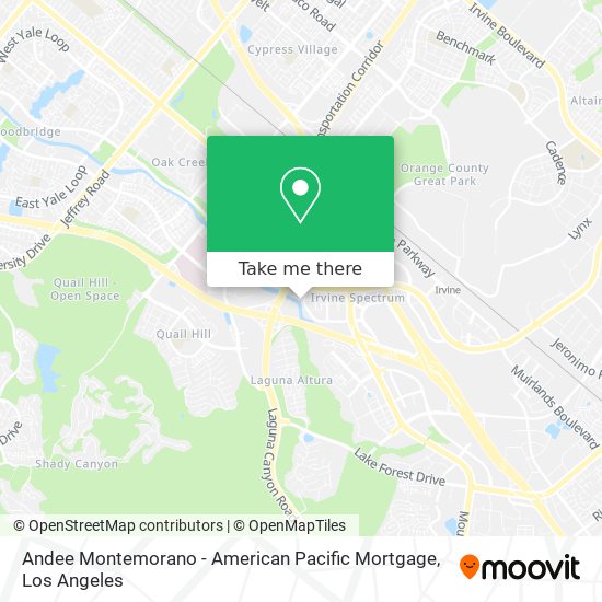 Mapa de Andee Montemorano - American Pacific Mortgage