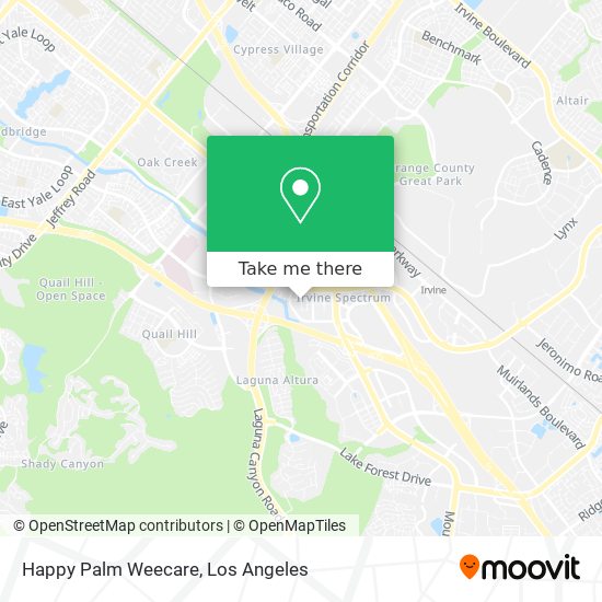 Happy Palm Weecare map