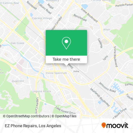 EZ Phone Repairs map