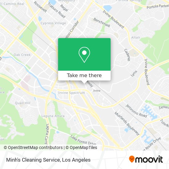 Mapa de Minh's Cleaning Service