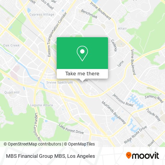 MBS Financial Group MBS map