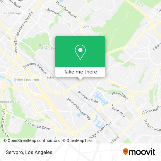 Servpro map