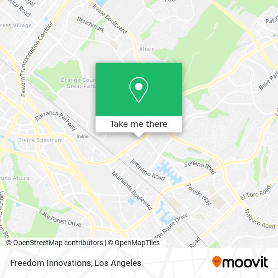 Freedom Innovations map