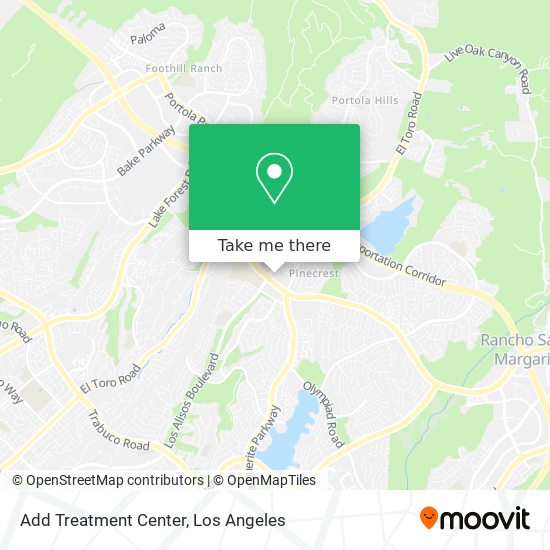 Mapa de Add Treatment Center