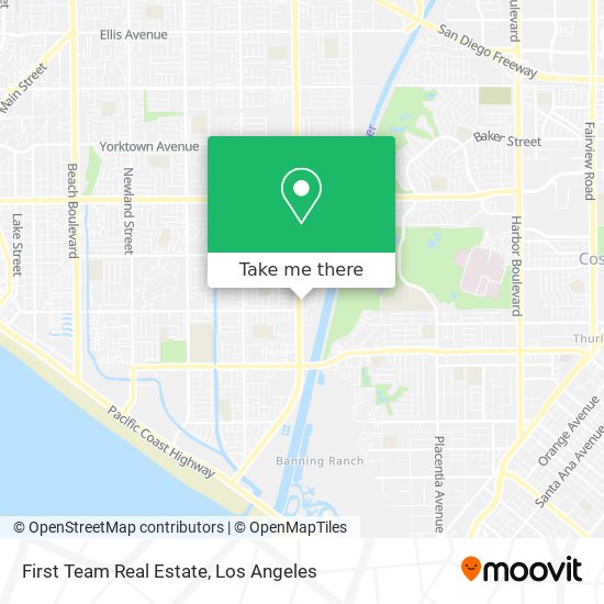 First Team Real Estate map