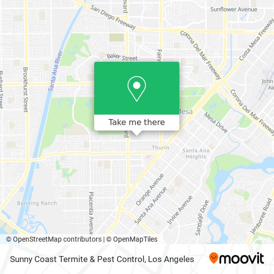 Sunny Coast Termite & Pest Control map