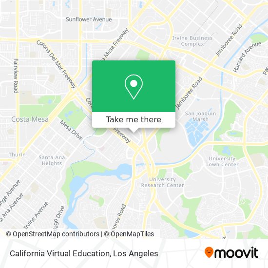 Mapa de California Virtual Education