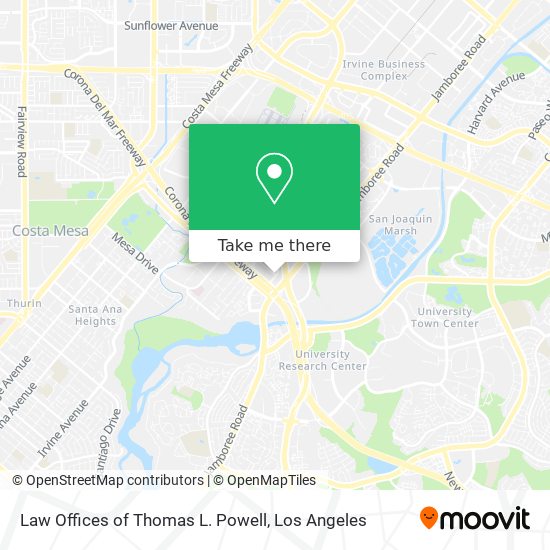 Law Offices of Thomas L. Powell map