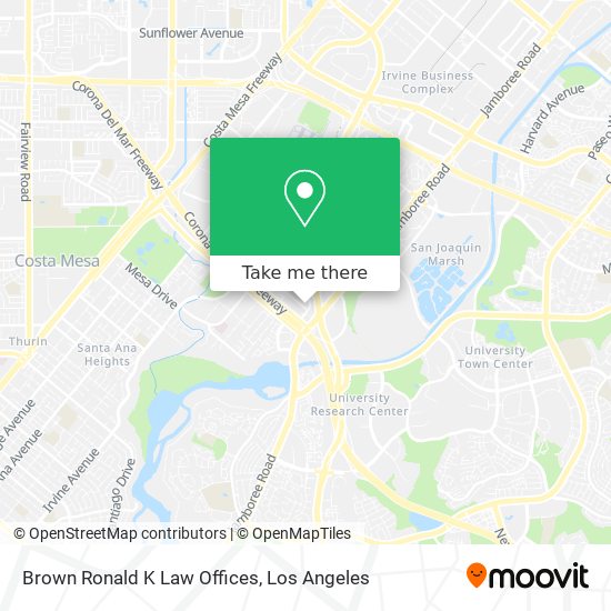 Mapa de Brown Ronald K Law Offices