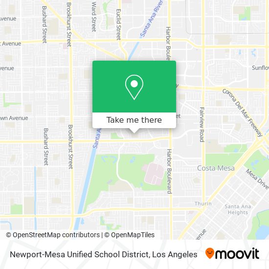 Newport-Mesa Unified School District map