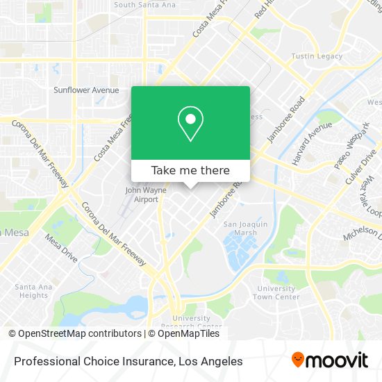 Professional Choice Insurance map