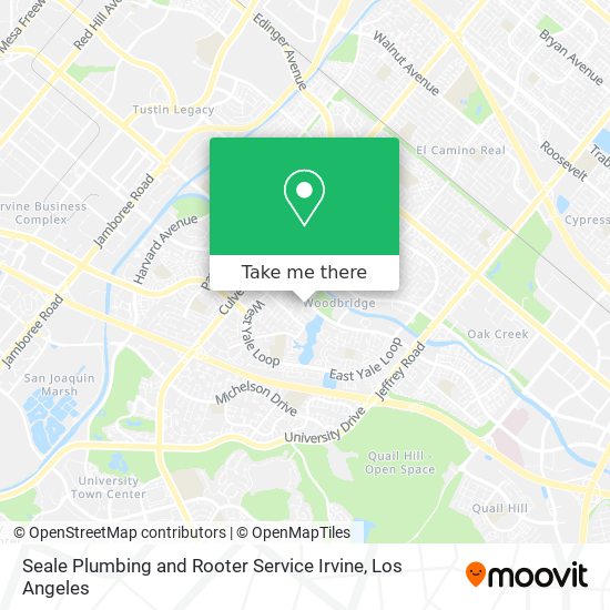 Seale Plumbing and Rooter Service Irvine map