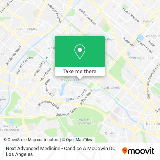 Next Advanced Medicine - Candice A McCowin DC map