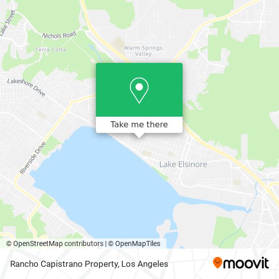 Rancho Capistrano Property map