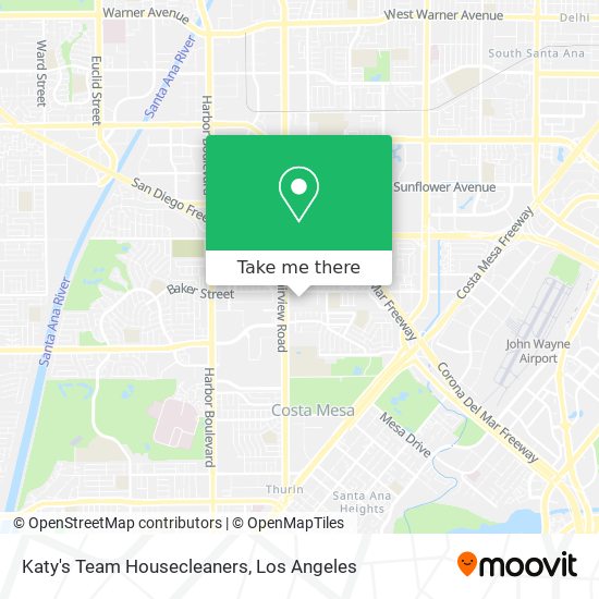 Katy's Team Housecleaners map