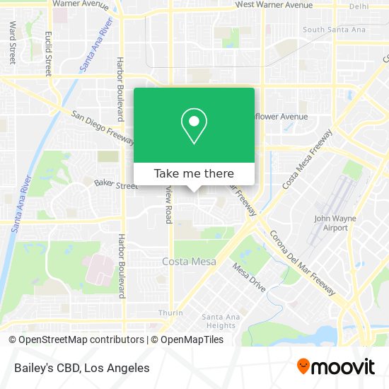 Bailey's CBD map