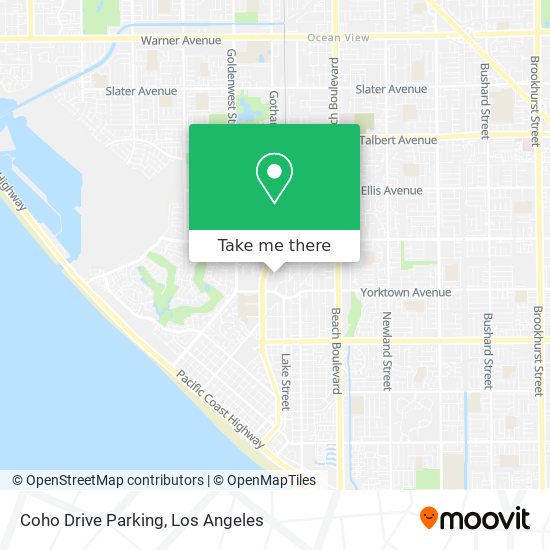 Mapa de Coho Drive Parking