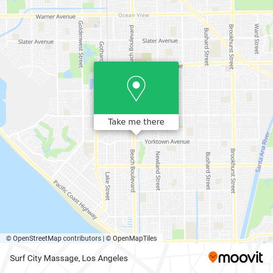 Surf City Massage map