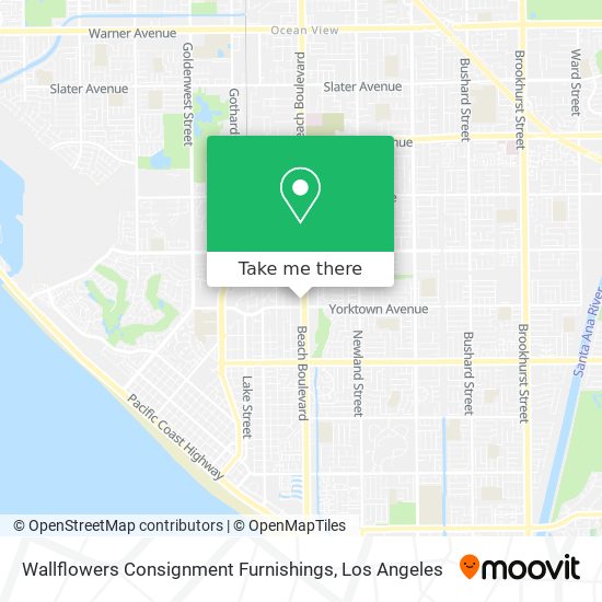 Wallflowers Consignment Furnishings map