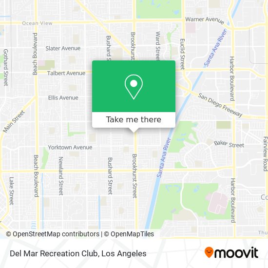 Mapa de Del Mar Recreation Club