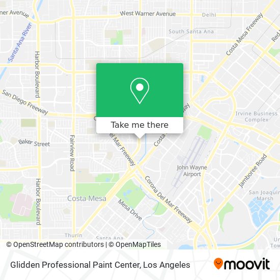 Mapa de Glidden Professional Paint Center