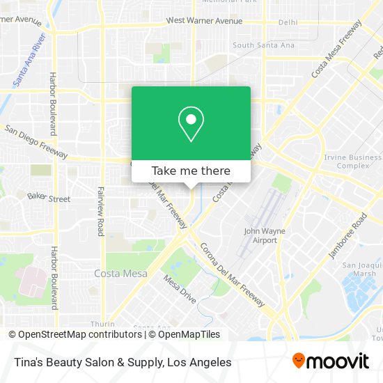 Tina's Beauty Salon & Supply map