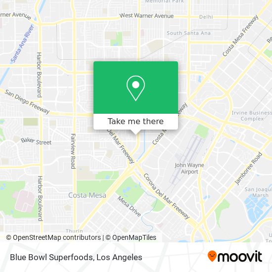 Blue Bowl Superfoods map