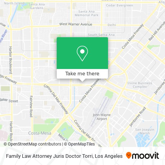 Family Law Attorney Juris Doctor Torri map