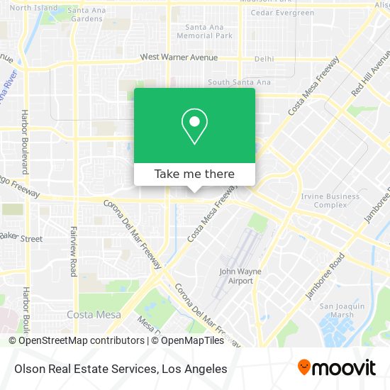 Olson Real Estate Services map