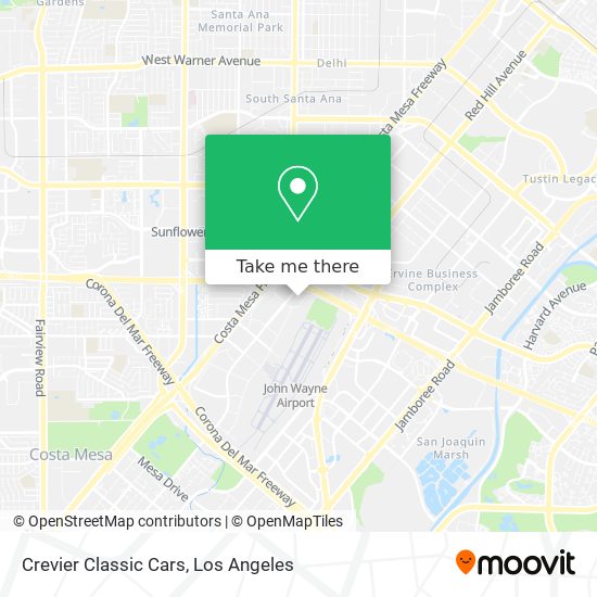 Mapa de Crevier Classic Cars