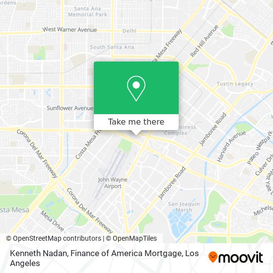 Mapa de Kenneth Nadan, Finance of America Mortgage