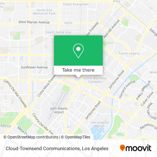 Mapa de Cloud-Townsend Communications