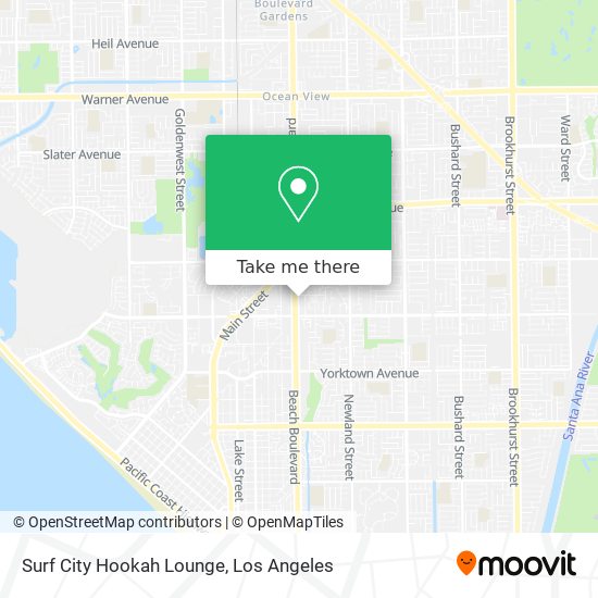 Surf City Hookah Lounge map