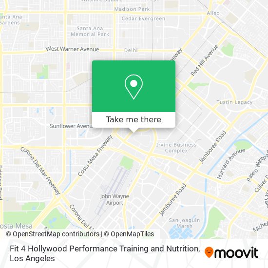 Fit 4 Hollywood Performance Training and Nutrition map