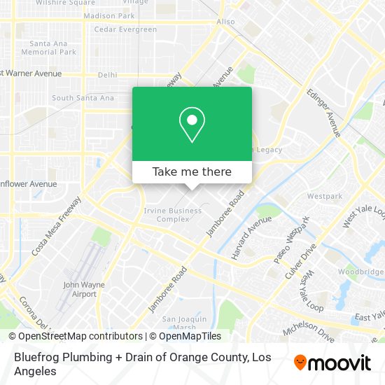 Mapa de Bluefrog Plumbing + Drain of Orange County