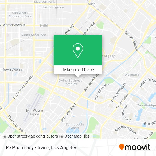 Mapa de Re Pharmacy - Irvine