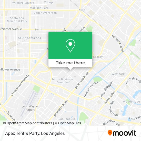 Mapa de Apex Tent & Party