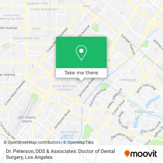 Mapa de Dr. Peterson, DDS & Associates: Doctor of Dental Surgery