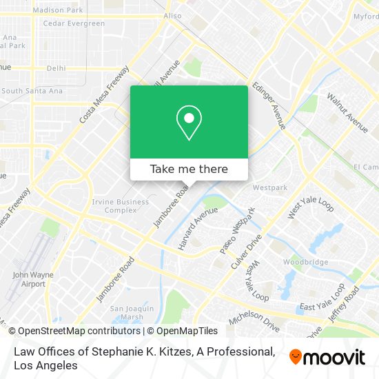 Law Offices of Stephanie K. Kitzes, A Professional map