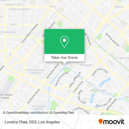 Loretta Chee, DDS map