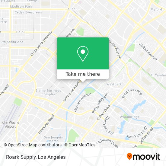 Roark Supply map